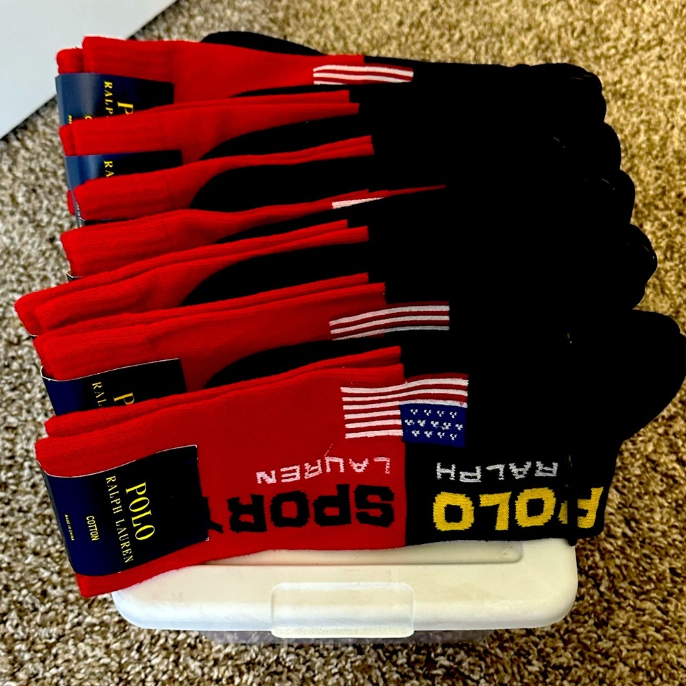 Men’s Polo Sport Socks ONLY TWO PAIRS LEFT $15.00 A Piece